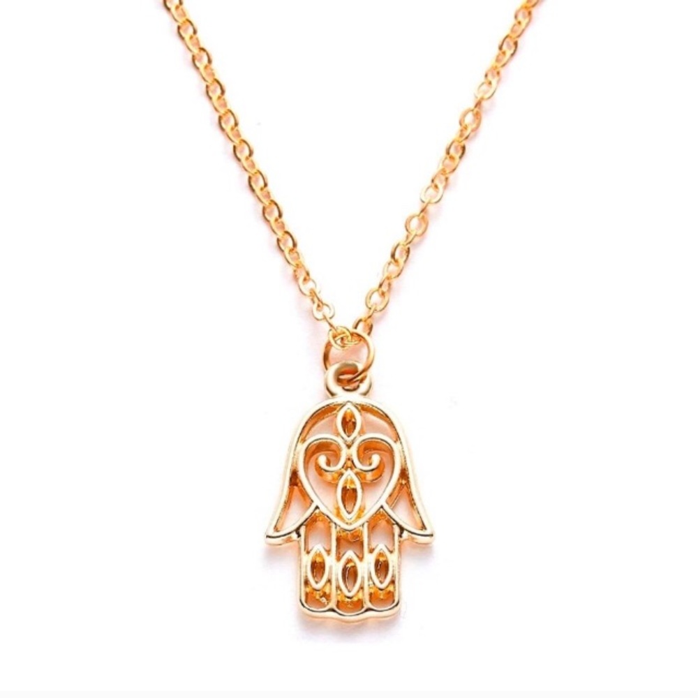 HAMSA Gold Indie Necklace